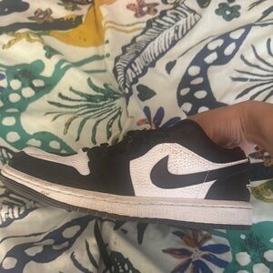 Black and White Jordans